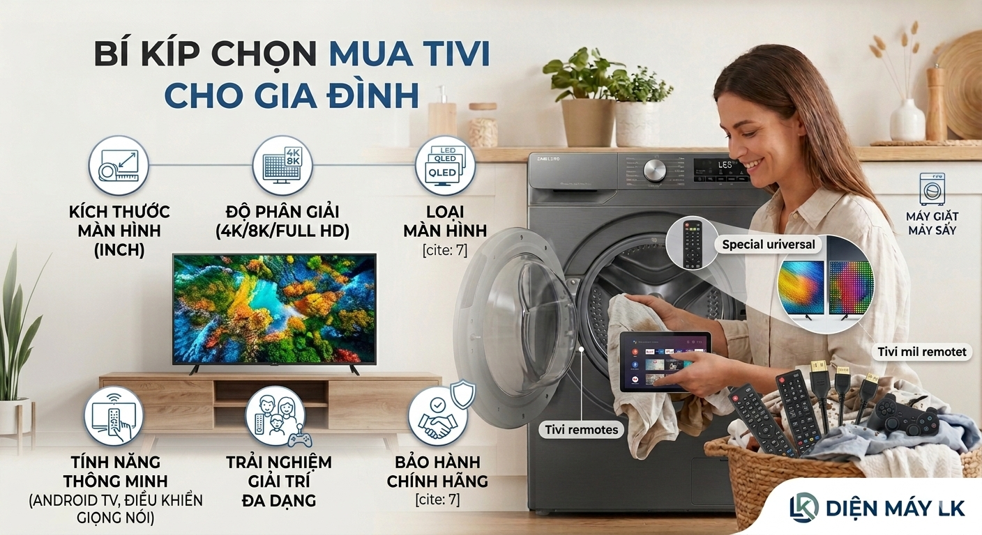 Kinh nghiệm mua tivi cho gia đình: Những lưu ý không thể bỏ qua để chọn được chiếc tivi tốt nhất